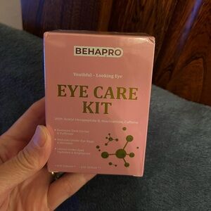Behapro Eye Care Kit, new in sealed pkg., Exp. 3/18/2027, remove circles/bags